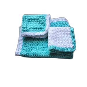 Countertop Dish Drying Cloth with 2 WashCloths